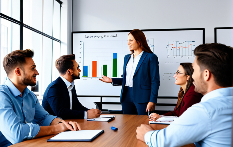 물류정보관리사 면접에서 자주 묻는 질문 - **

A logistics expert at a modern warehouse, analyzing data on a tablet, wearing professional attir...