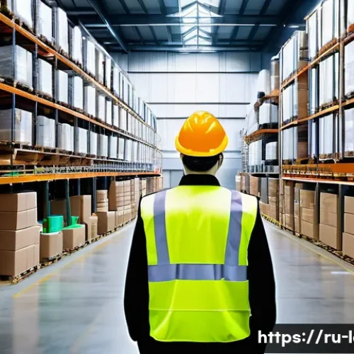 Home 31 물류정보관리사로서 알아야 할 최신 물류 기술 - A modern warehouse interior bustling with activity, showcasing advanced robotic forklifts and automa...